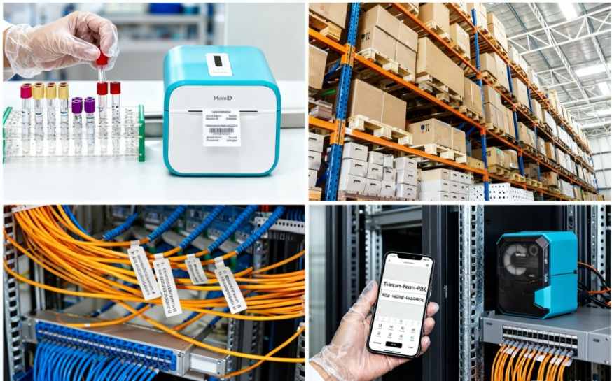 Different applications of label printers