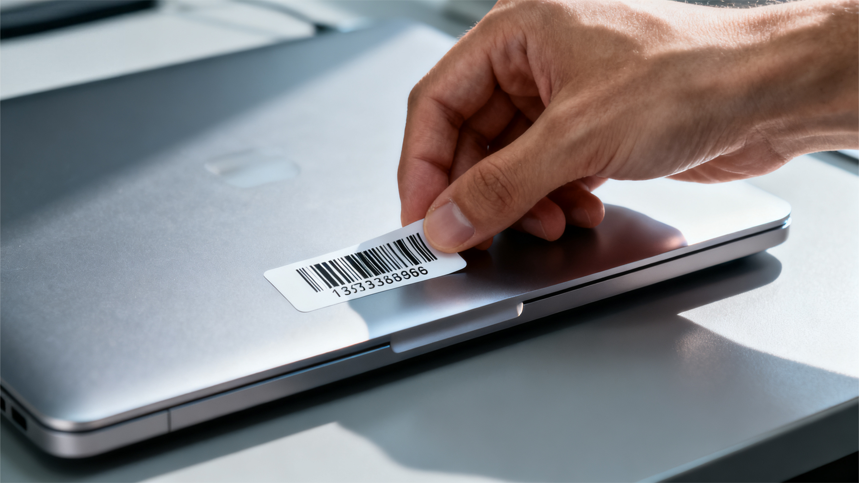 Enterprise Asset Management Barcode Label